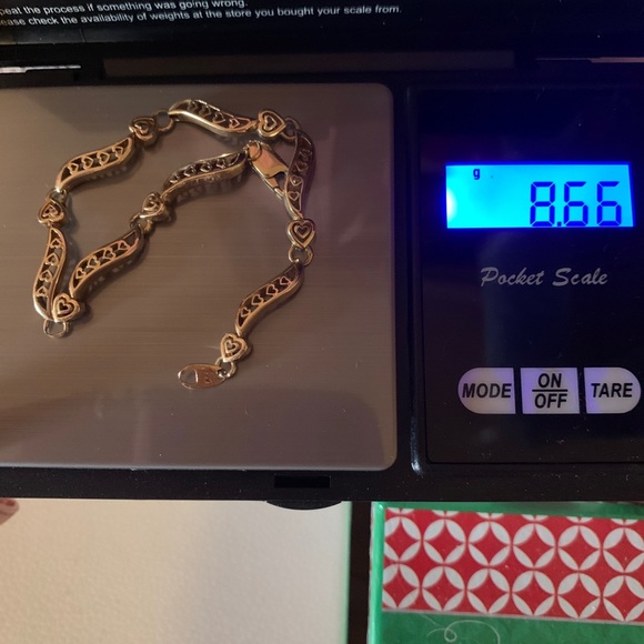 Estate 14k solid gold Filigree ❤️ bracelet. - Picture 5 of 8